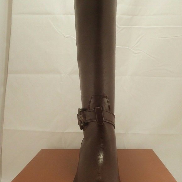 NIB COACH A00699 CAROLINA WIDE CALF LEATHER BOOTS - Picture 6 of 8
